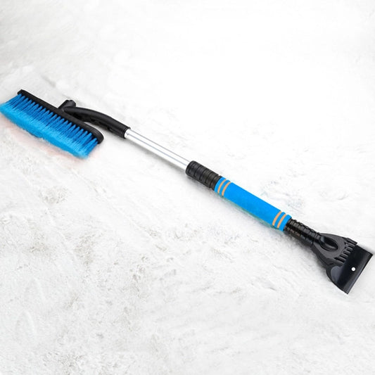 Teleskopiska auto sniega slotiņa ar grozāmu slotas daļu + skrāpis