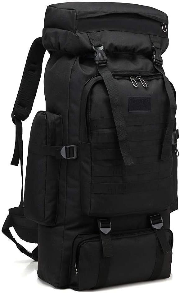 Taktiskā mugursoma ar vairākām kabatām (80L)