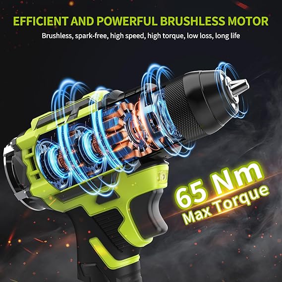 VOERJIA Akulamatora triecienurbjmašīna ar bezoglīšu motoru